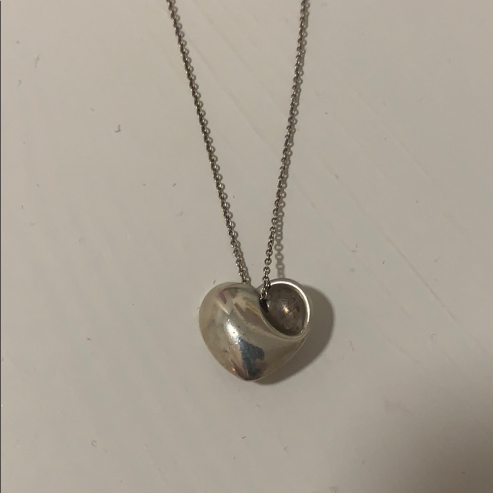 Tiffany heart necklace with original chain